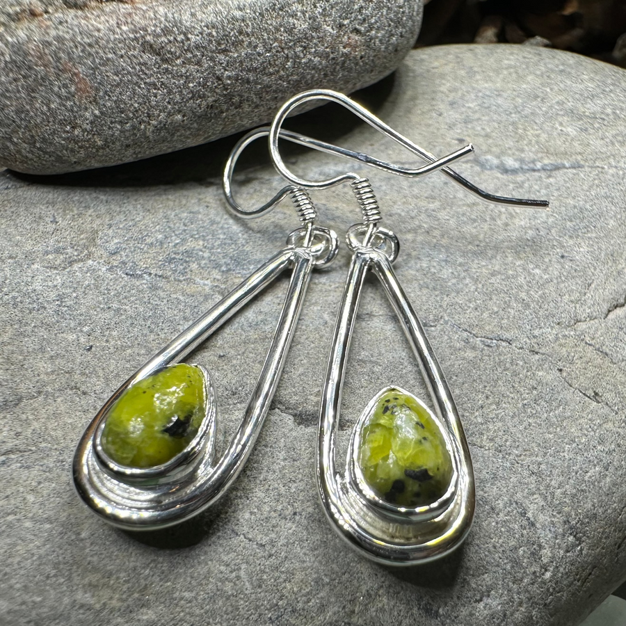 Connemara Marble Irish Sliabh Earrings