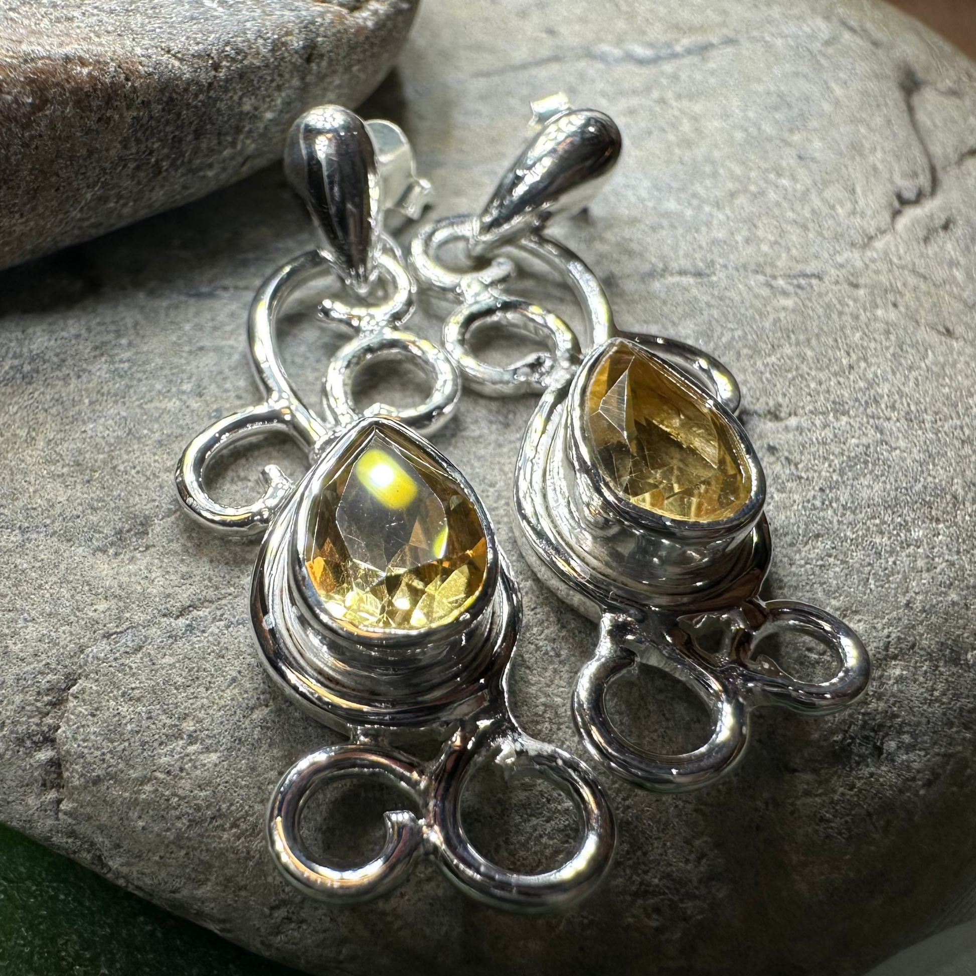 Ariadne Celtic Knot Earrings in Sterling Silver — view 5