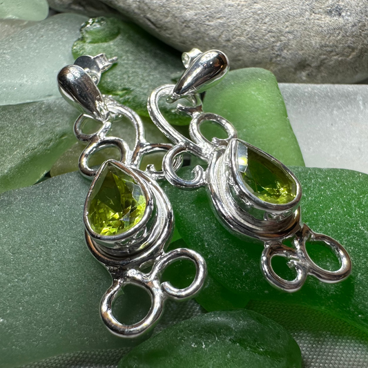 Ariadne Celtic Knot Earrings in Sterling Silver — view 4