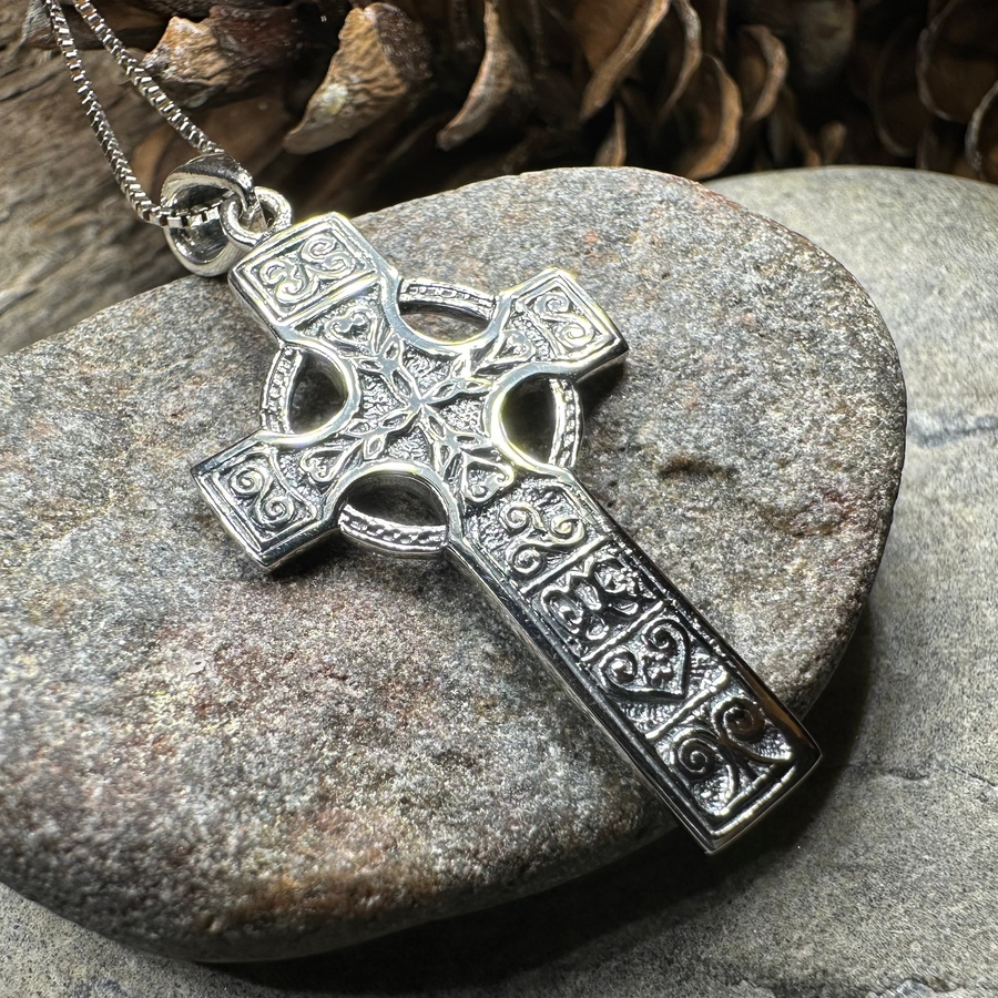 Columba Celtic Cross Necklace