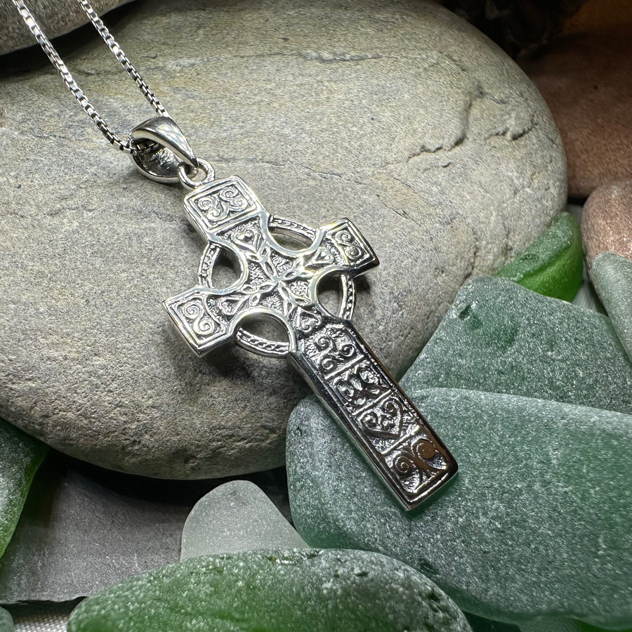 Columba Celtic Cross Necklace