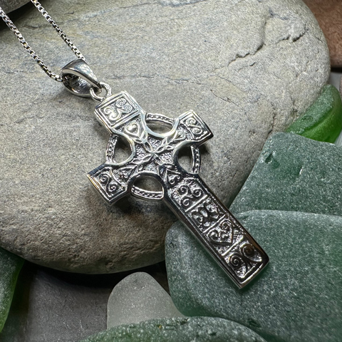 Load image into Gallery viewer, Columba Celtic Cross Necklace
