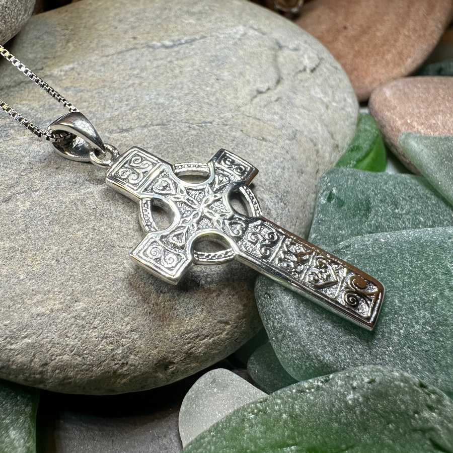 Columba Celtic Cross Necklace