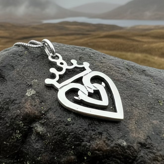 Highland Heart Scottish Luckenbooth Necklace