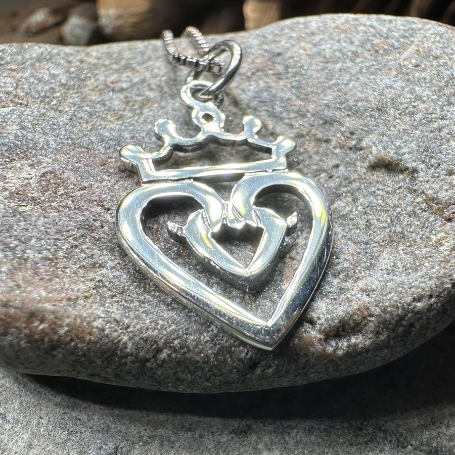 Highland Heart Scottish Luckenbooth Necklace