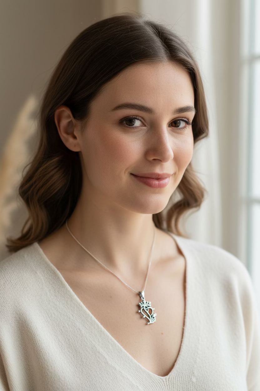 Sweetheart Scottish Luckenbooth Pendant