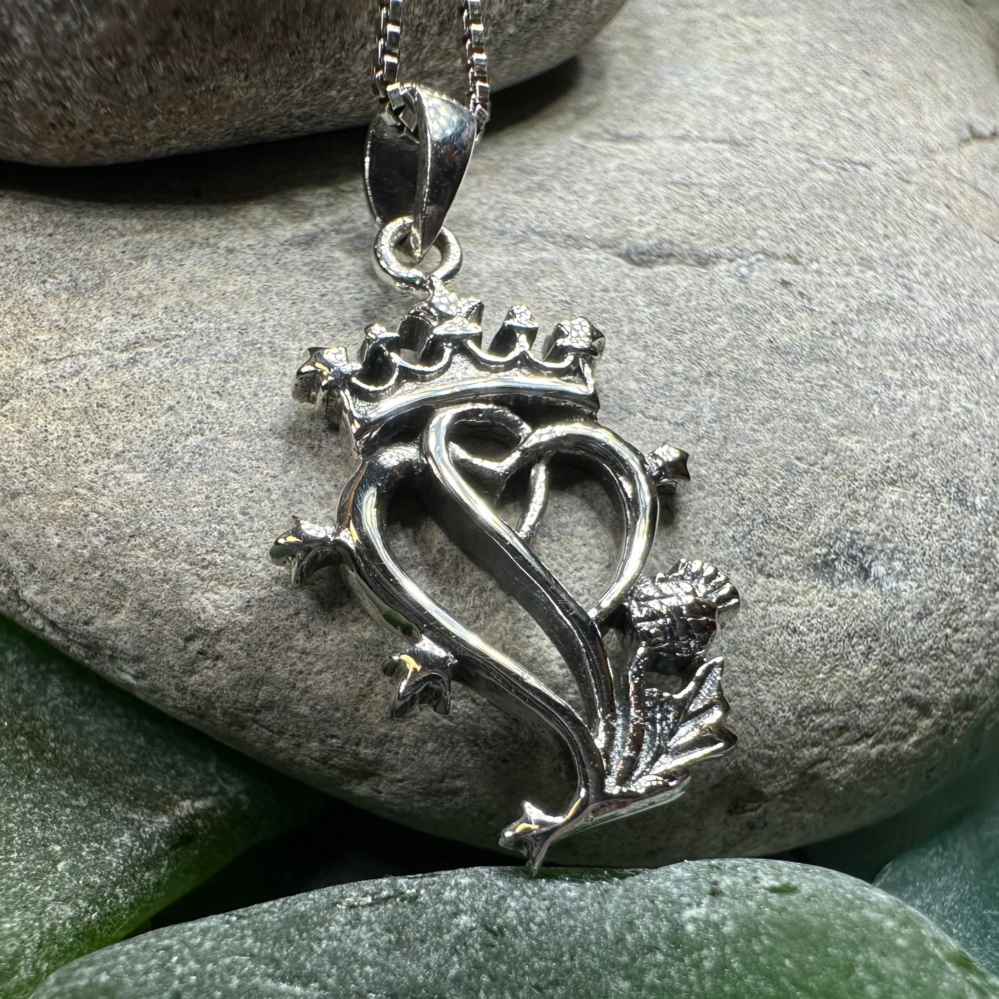 Sweetheart Scottish Luckenbooth Pendant — view 5