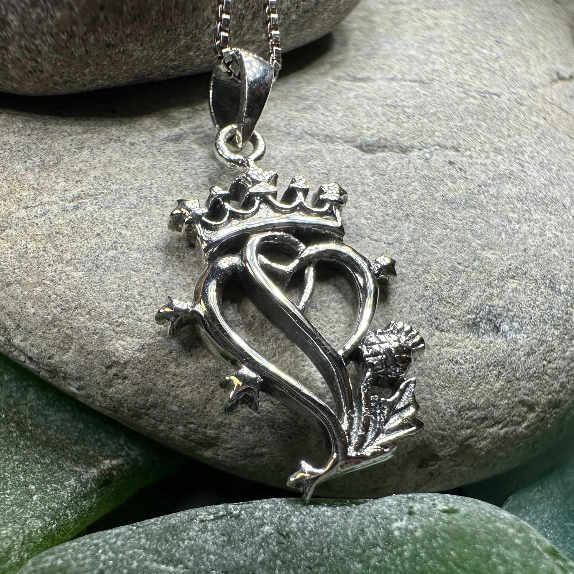 Sweetheart Scottish Luckenbooth Pendant — view 5