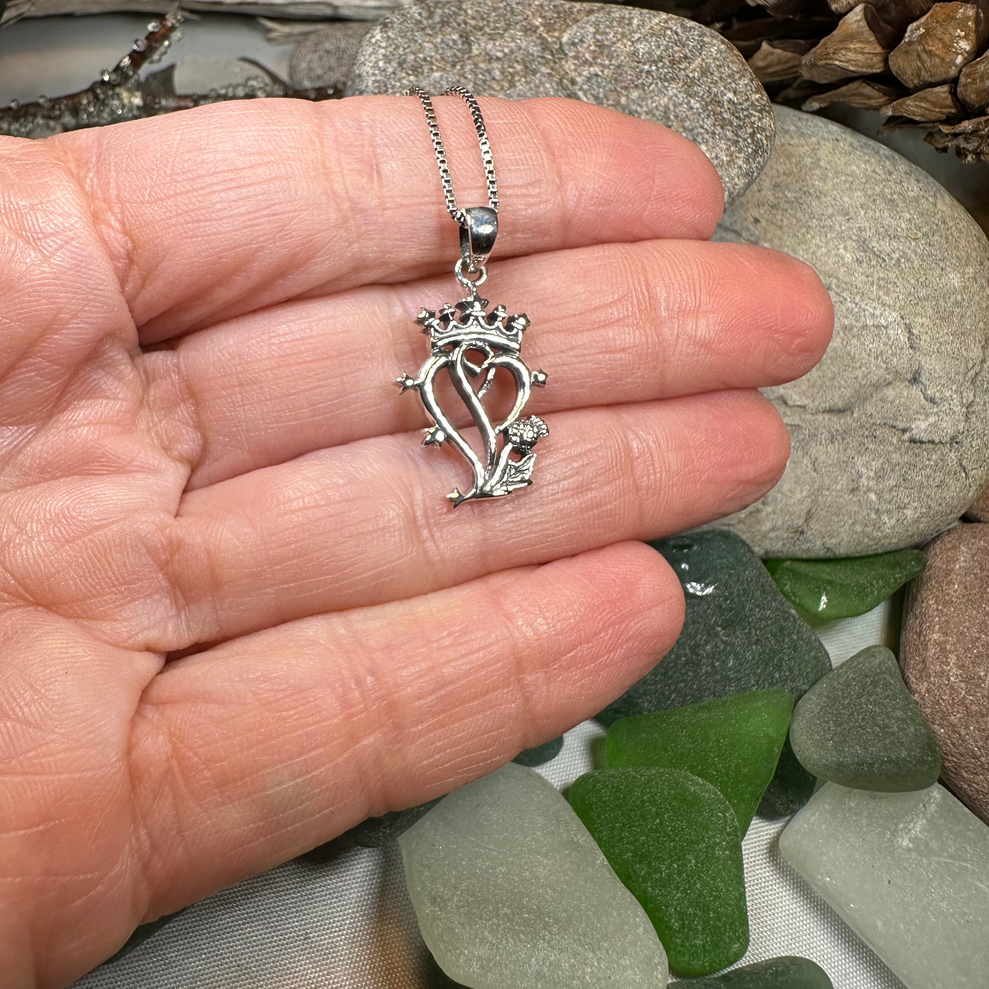 Sweetheart Scottish Luckenbooth Pendant — view 6