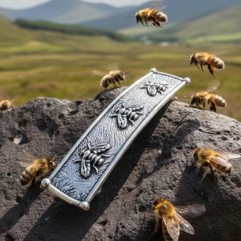Save the Bees Hair Clip for Women
