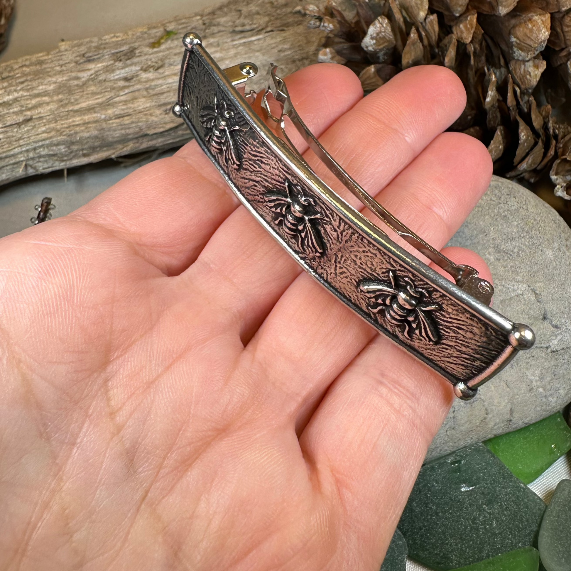 Save the Bees Hair Clip for Women — view 7