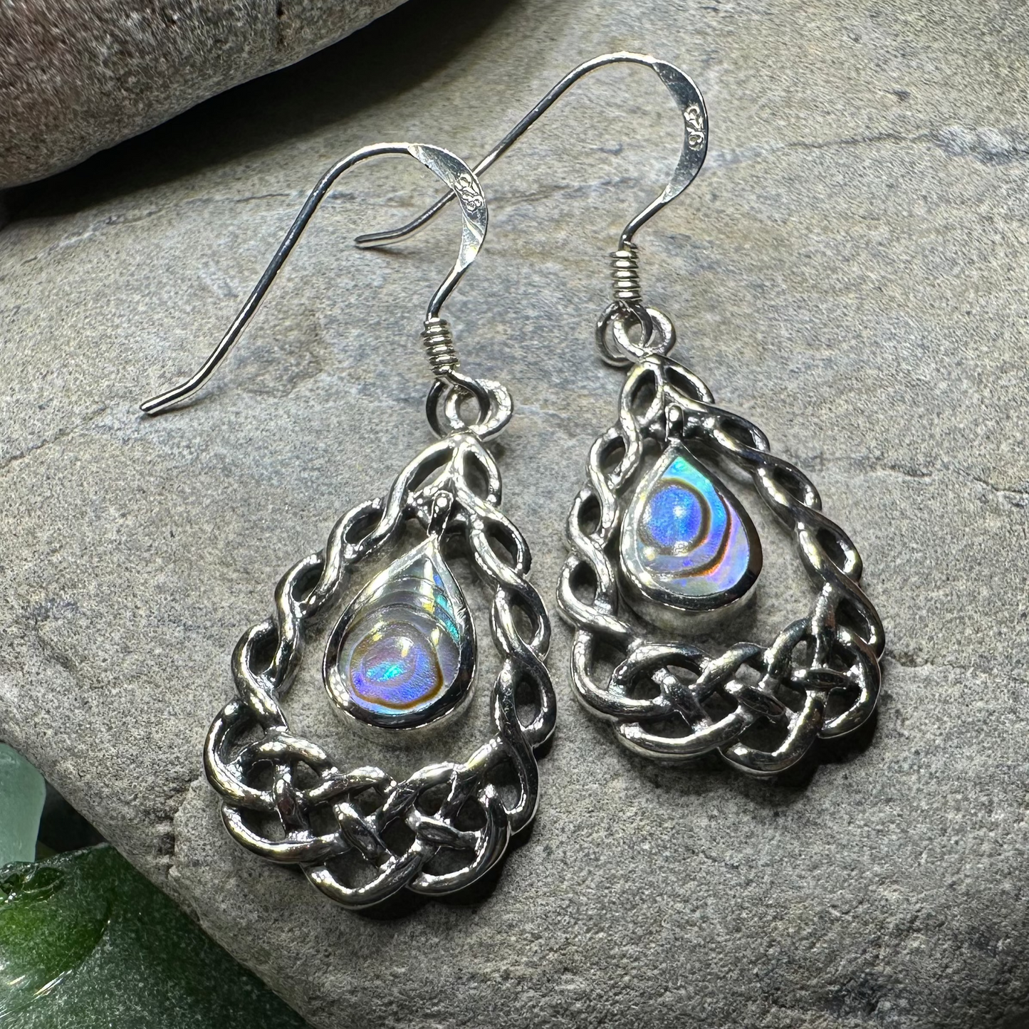 Lucretia Celtic Knot Earrings in Sterling Silver