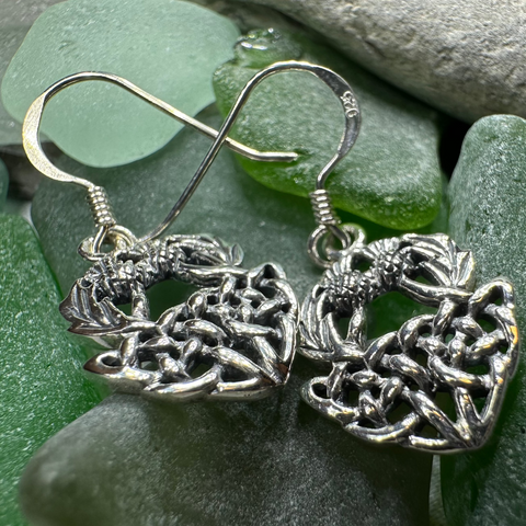 Load image into Gallery viewer, Audrey Thistle Earrings
