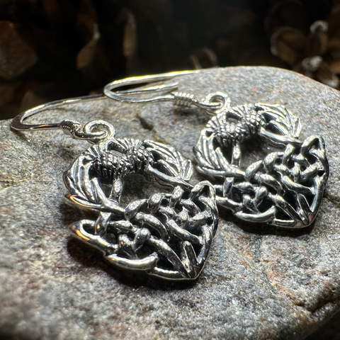 Load image into Gallery viewer, Audrey Thistle Earrings
