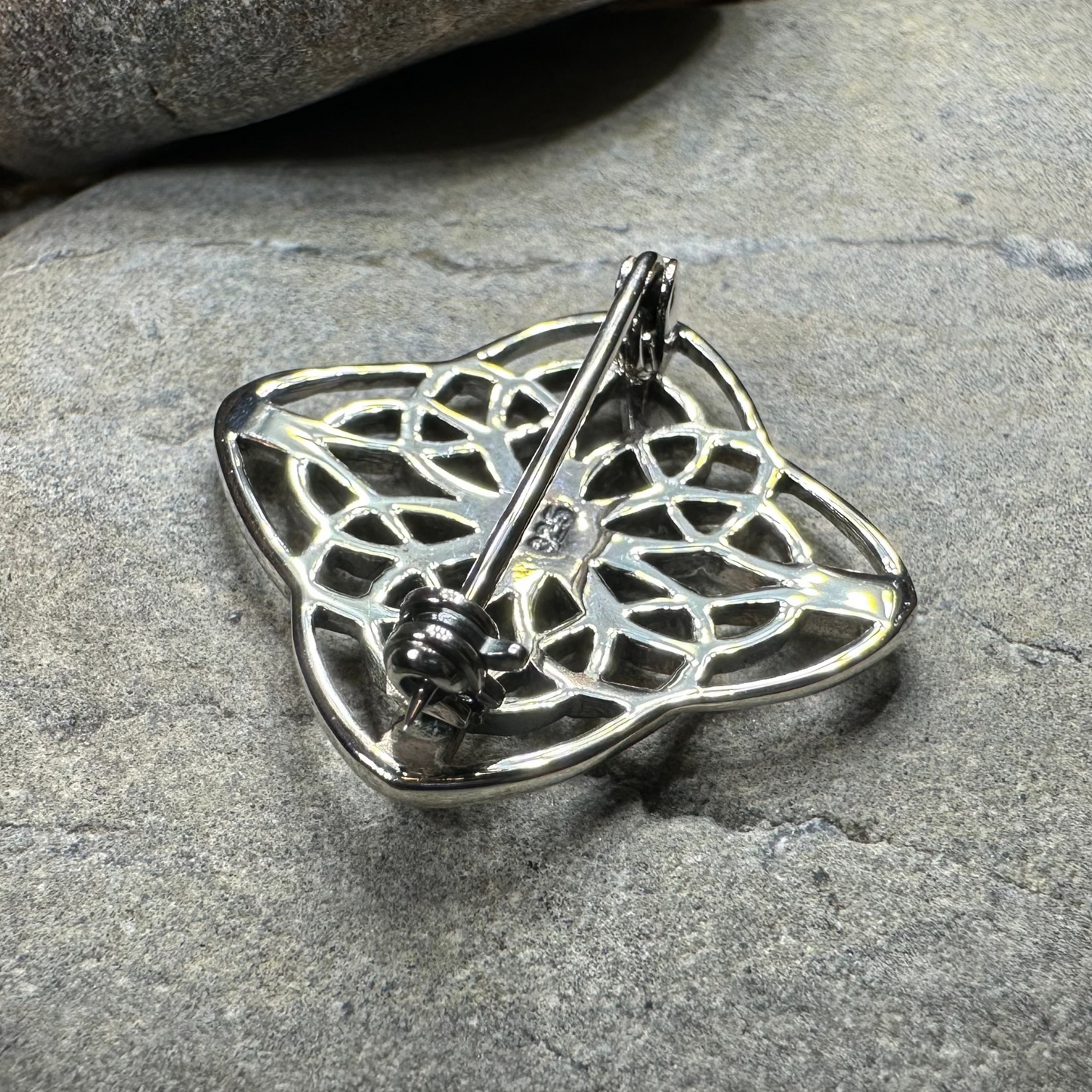 Dayna Celtic Knot Brooch — view 5