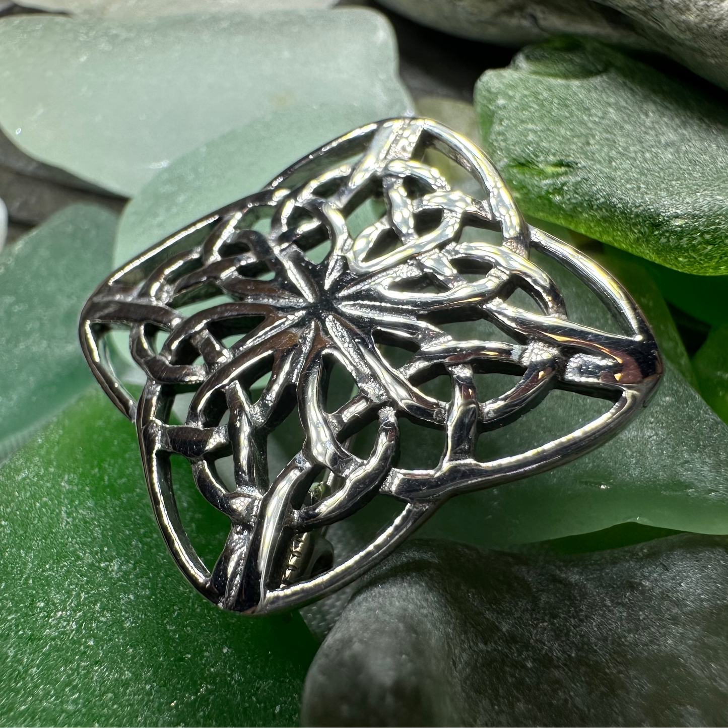 Dayna Celtic Knot Brooch — view 4