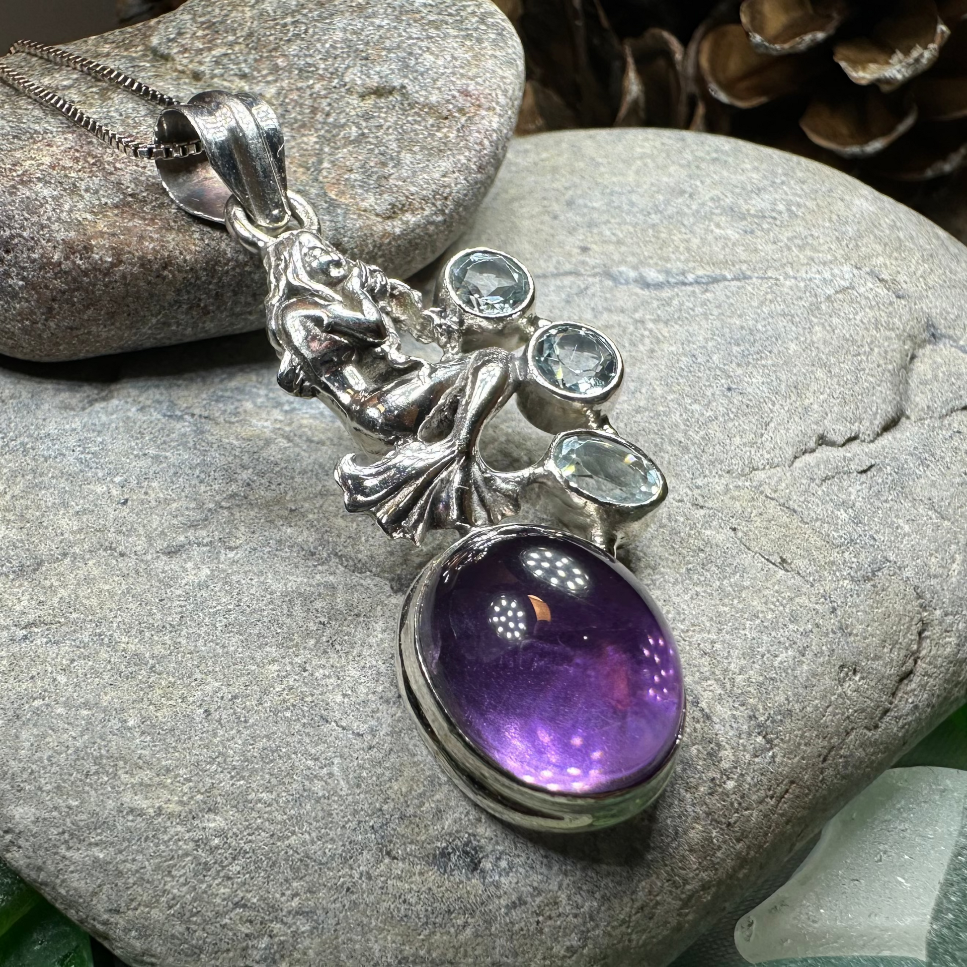 Kelpie Mermaid Necklace — view 5