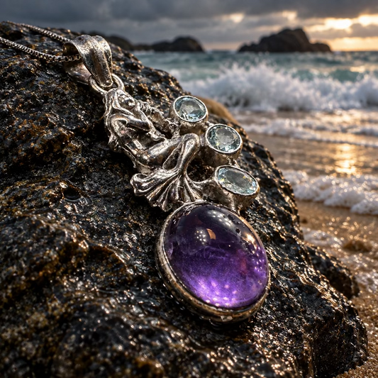 Kelpie Mermaid Necklace — view 5