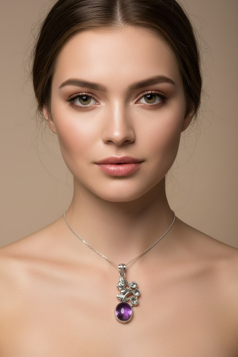 Kelpie Mermaid Necklace — view 2