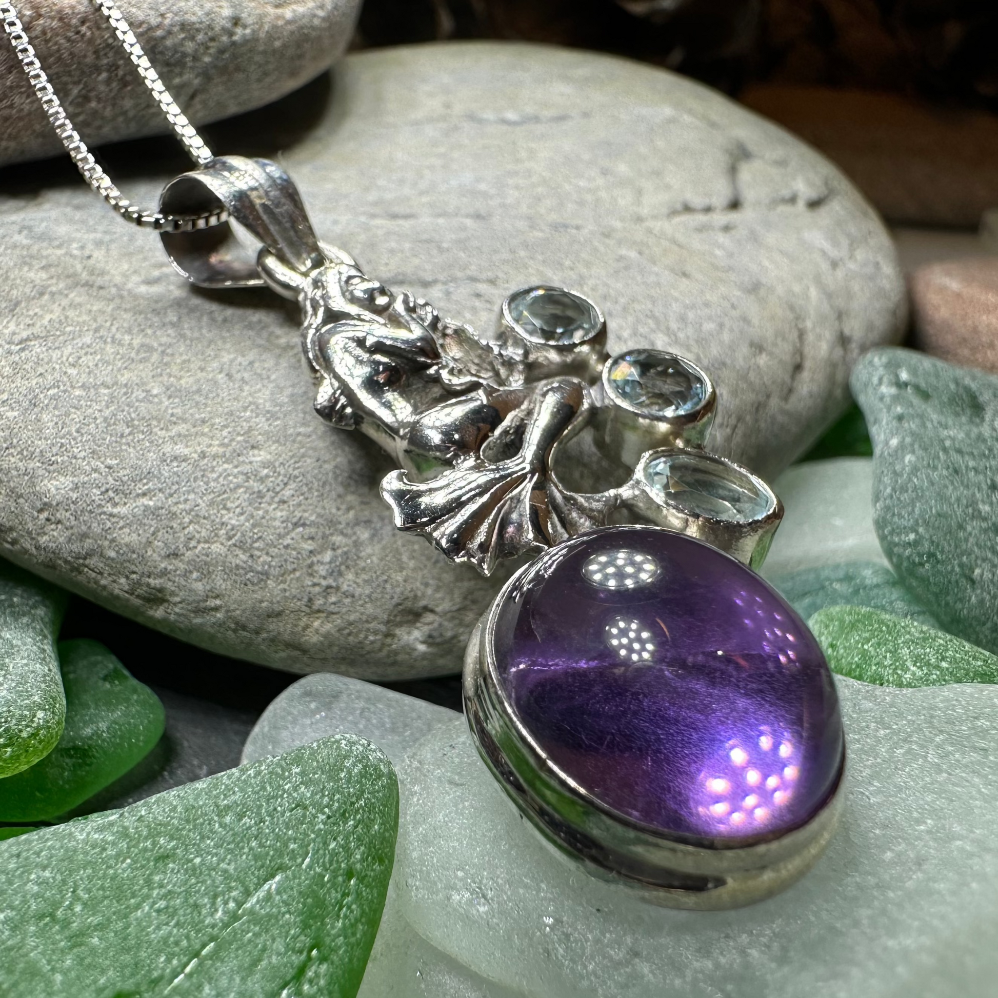 Kelpie Mermaid Necklace — view 3