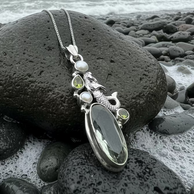 Mermaid Dream Necklace in sterling silver