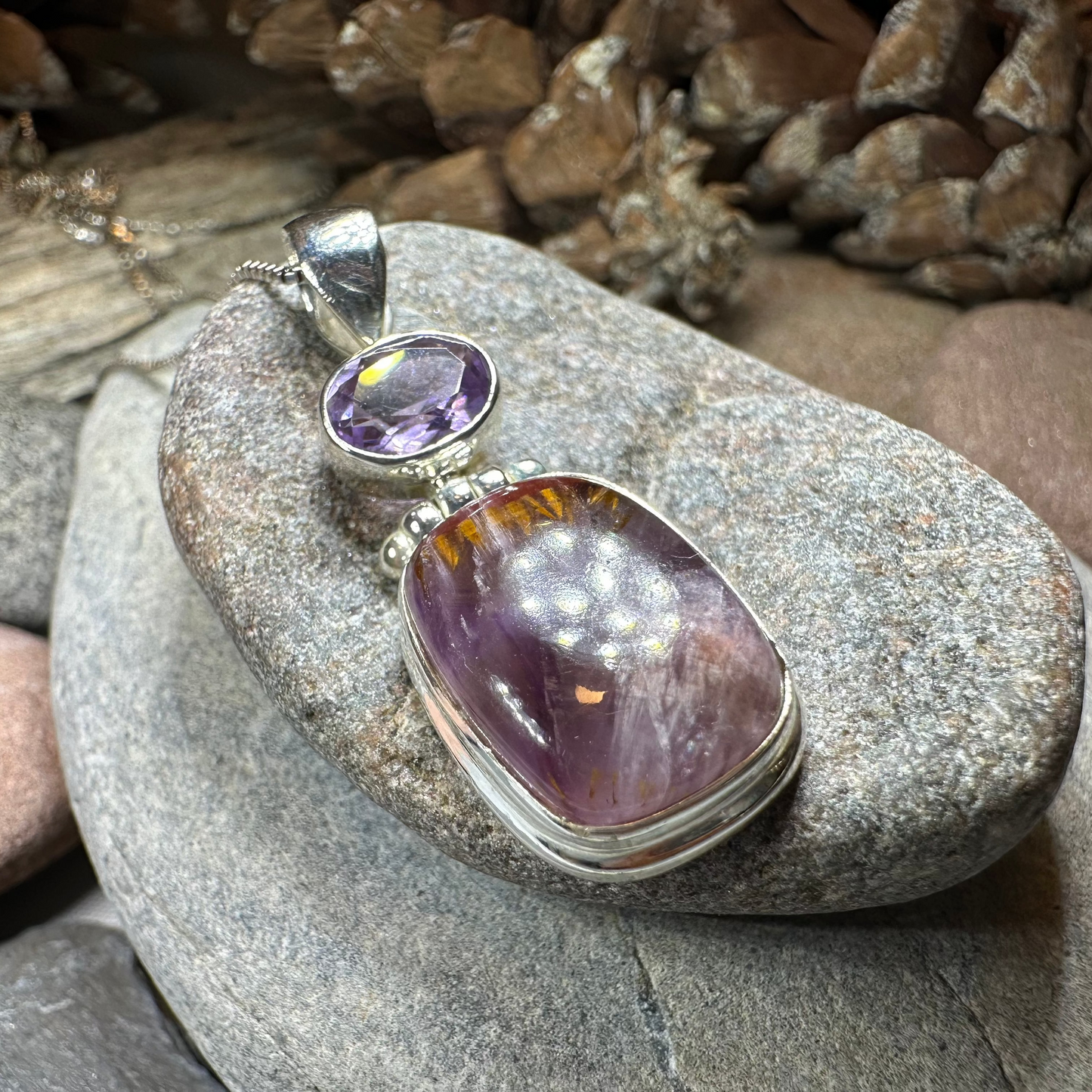 Celtic Amethyst Dusk Necklace