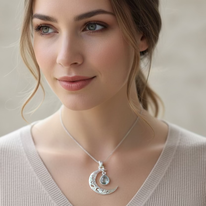 Riana Moon Necklace — view 2