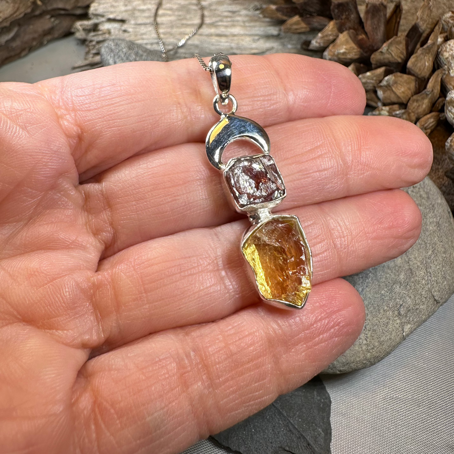 Adelina Moon Necklace — view 3