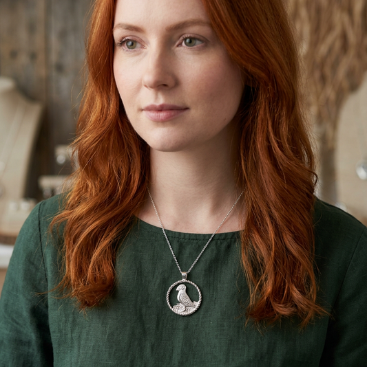 Orkney Puffin Necklace - Handmade in Scotland