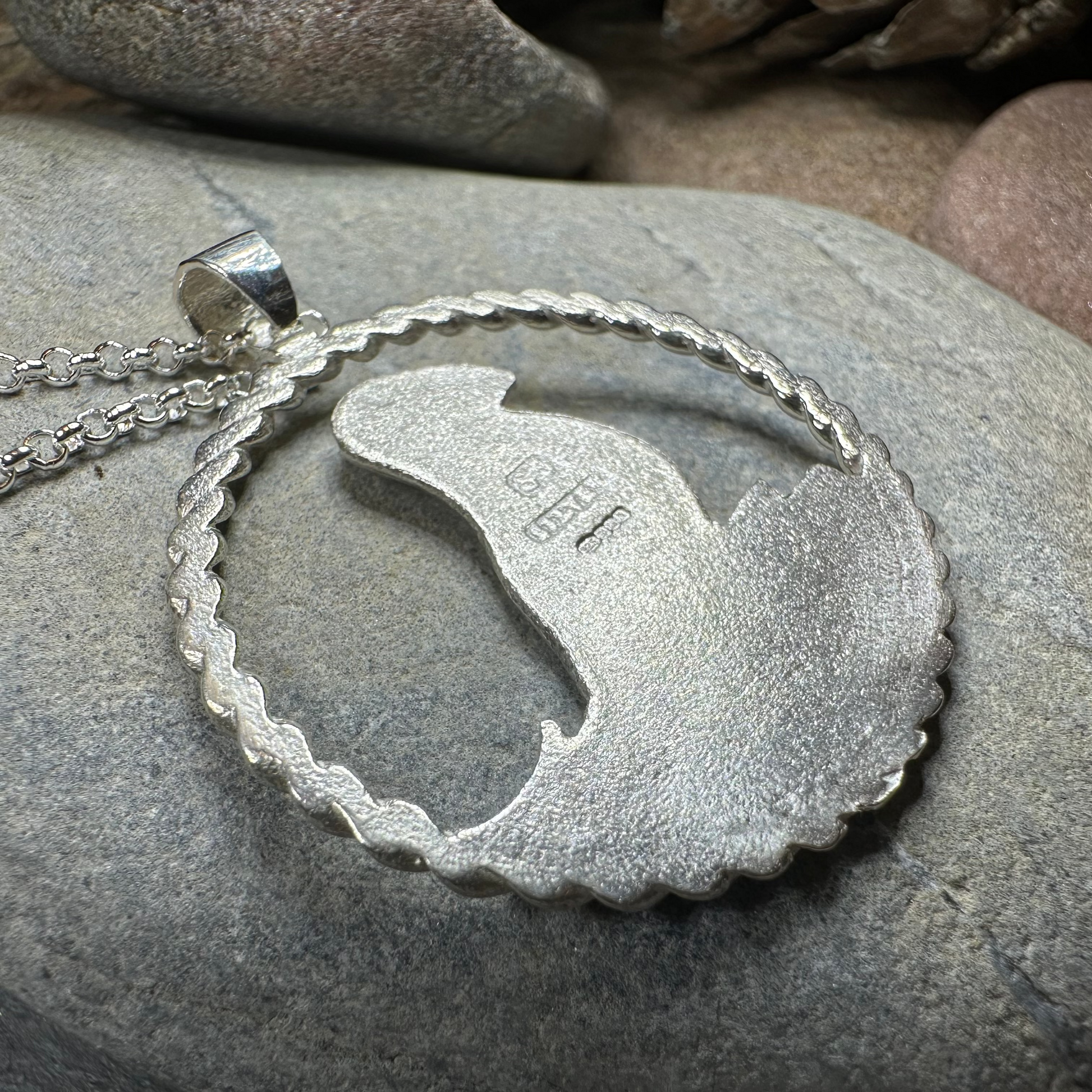 Orkney Puffin Necklace - Handmade in Scotland — view 4