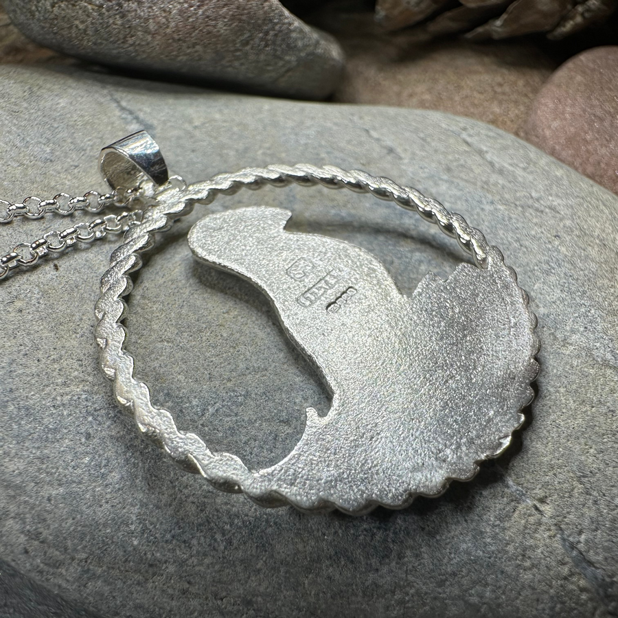 Orkney Puffin Necklace - Handmade in Scotland