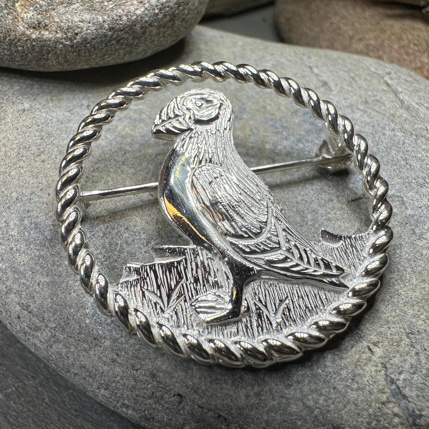 Orkney Puffin Brooch - Handmade in Scotland
