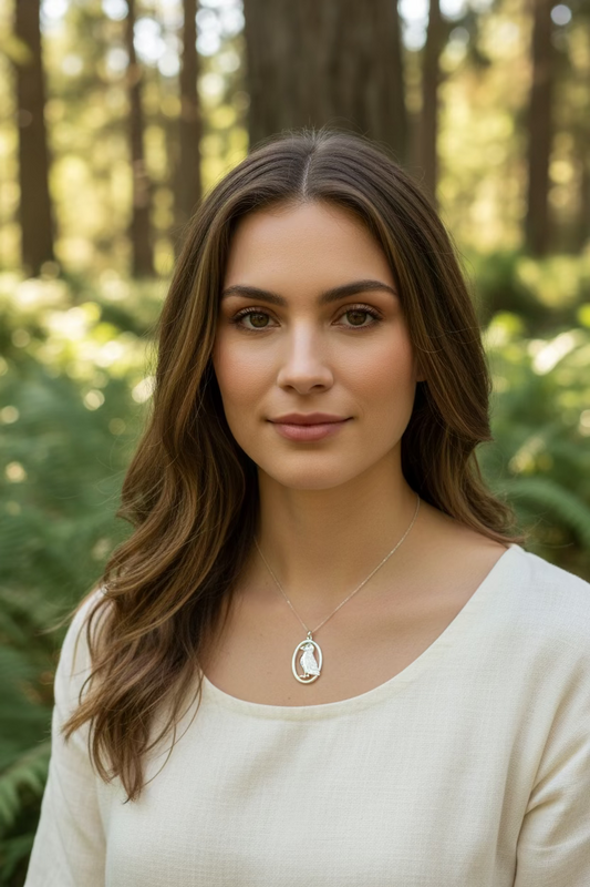 Buthaid Puffin Necklace - Handmade in Scotland — view 8