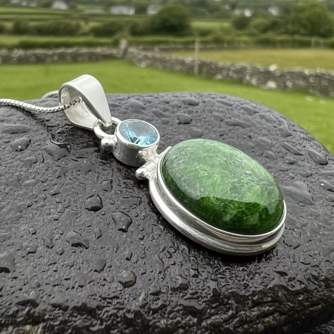 Irish Spring Necklace in sterling silver