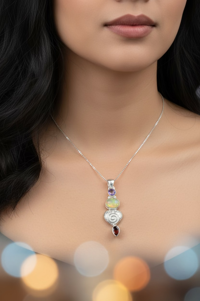 Jainse Celtic Heart Necklace — view 6