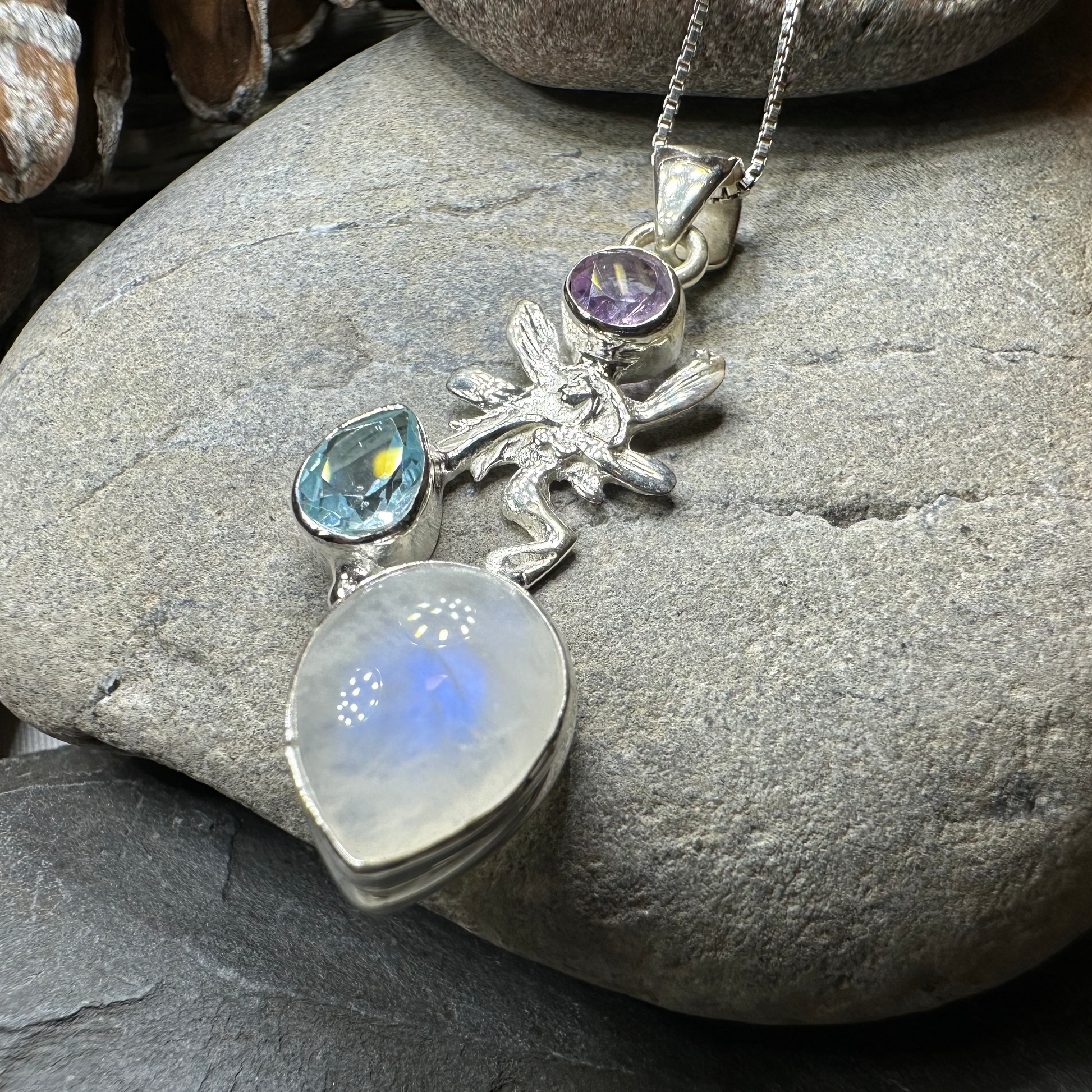 Shailyn Fairy Necklace in sterling silver