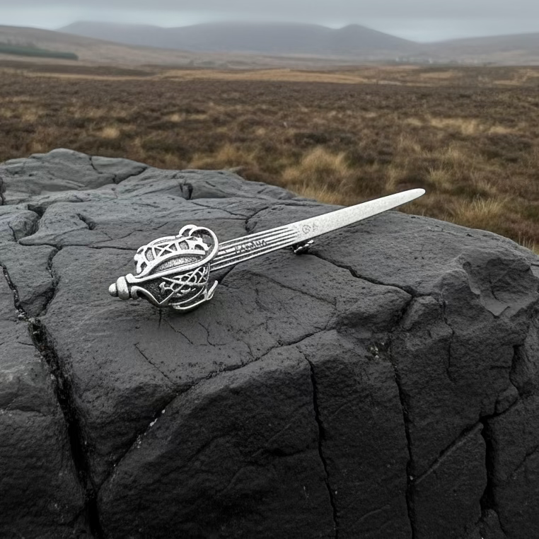 Culloden Sword Kilt Pin - Handmade in Scotland — view 4