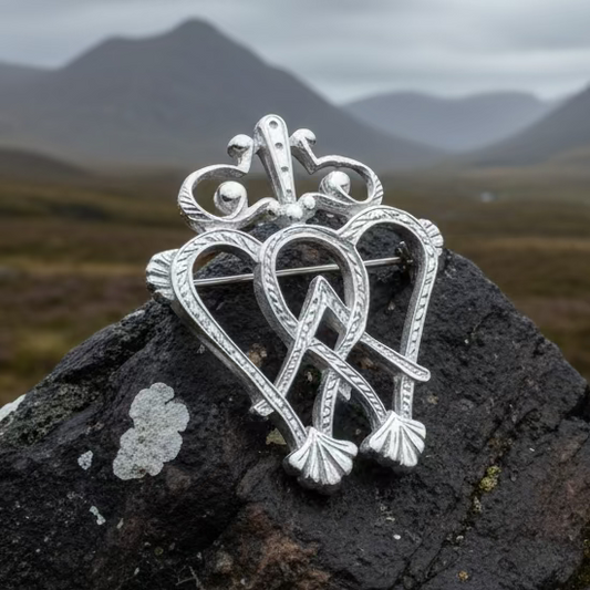 Murtagh Luckenbooth Brooch - Handmade in Scotland