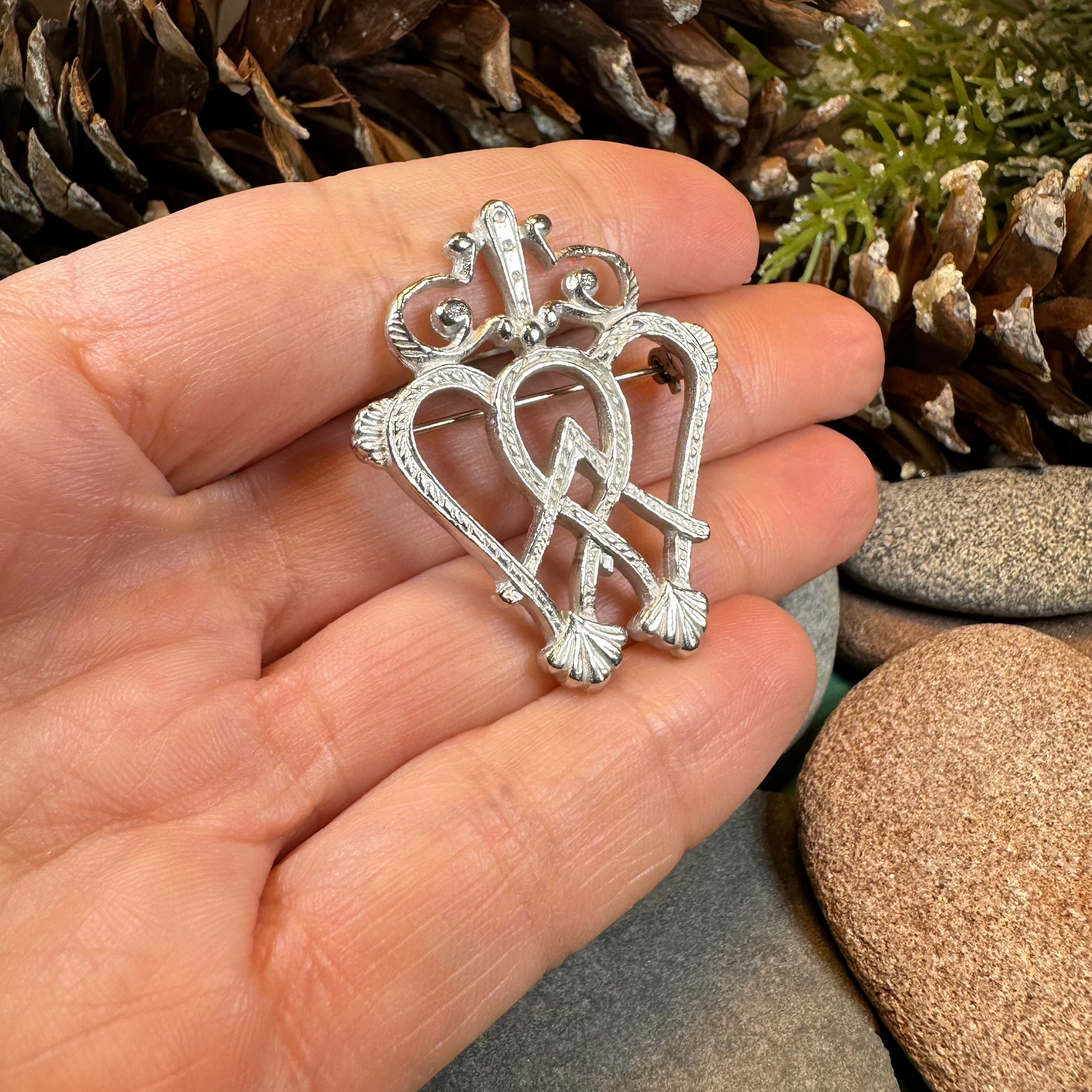 Murtagh Luckenbooth Brooch - Handmade in Scotland — view 5