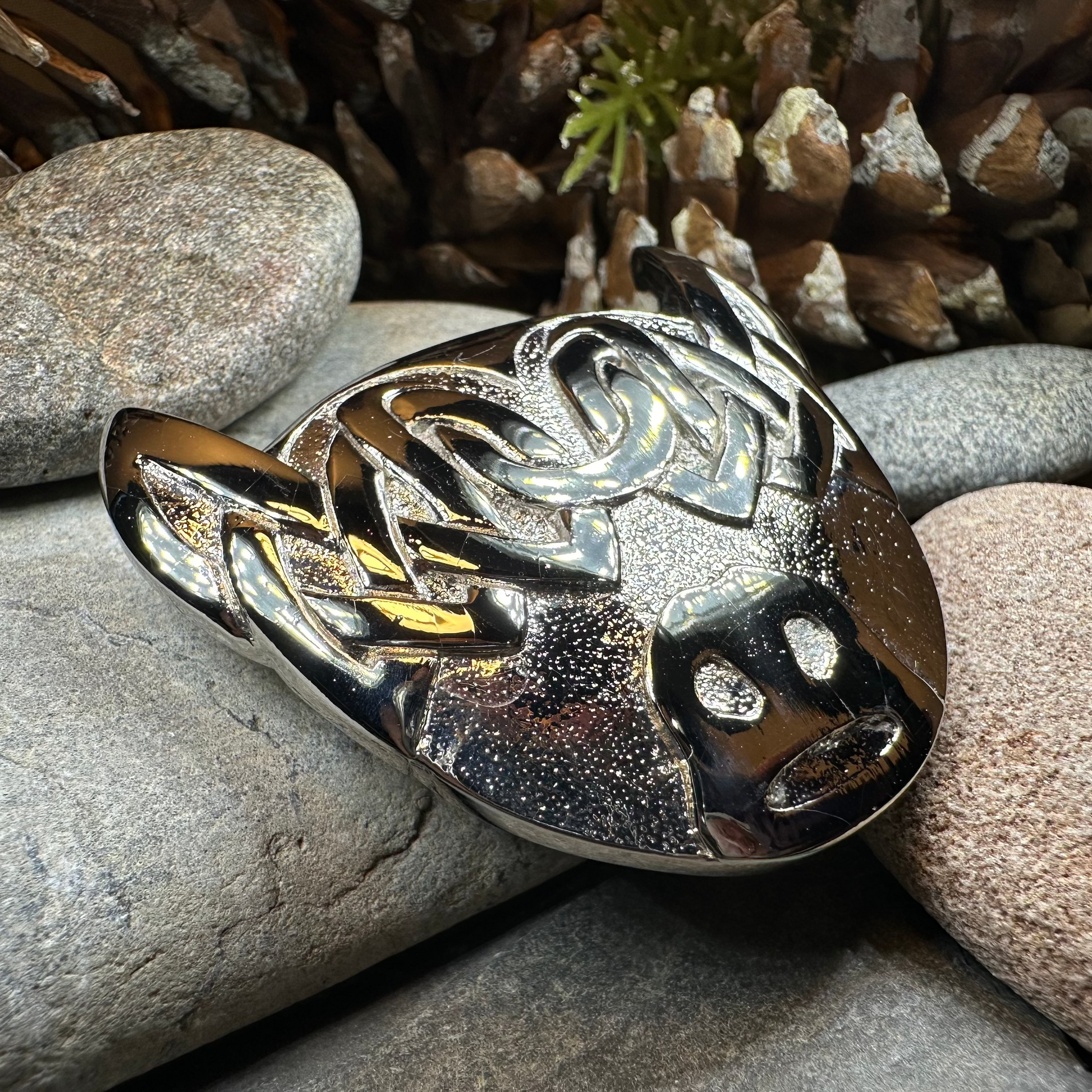 Highland Cow Pin - Handmade in Scotland — view 7