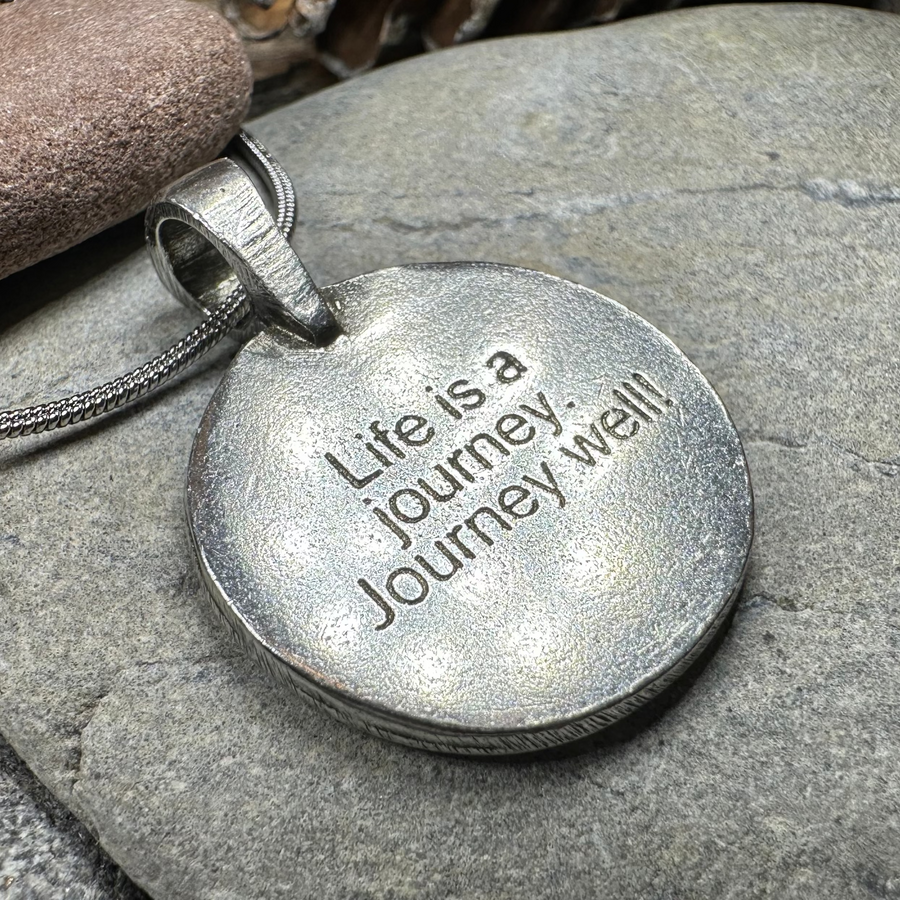 Celtic Turtle Pewter Necklace