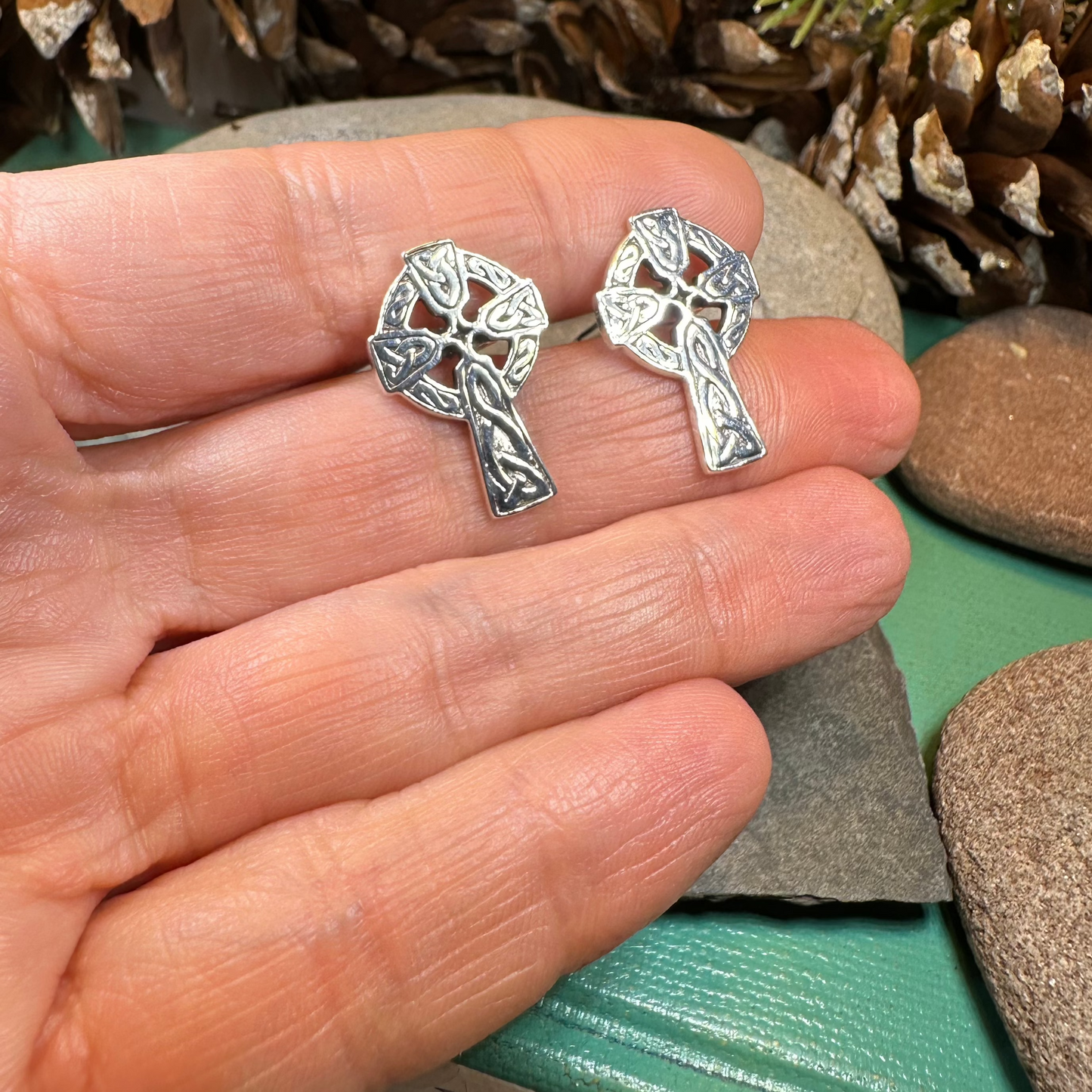 Celtic Cross Cuff Links