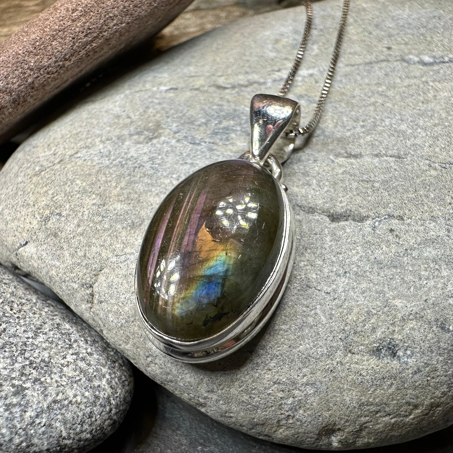 Celtic Purple Night Necklace — view 2