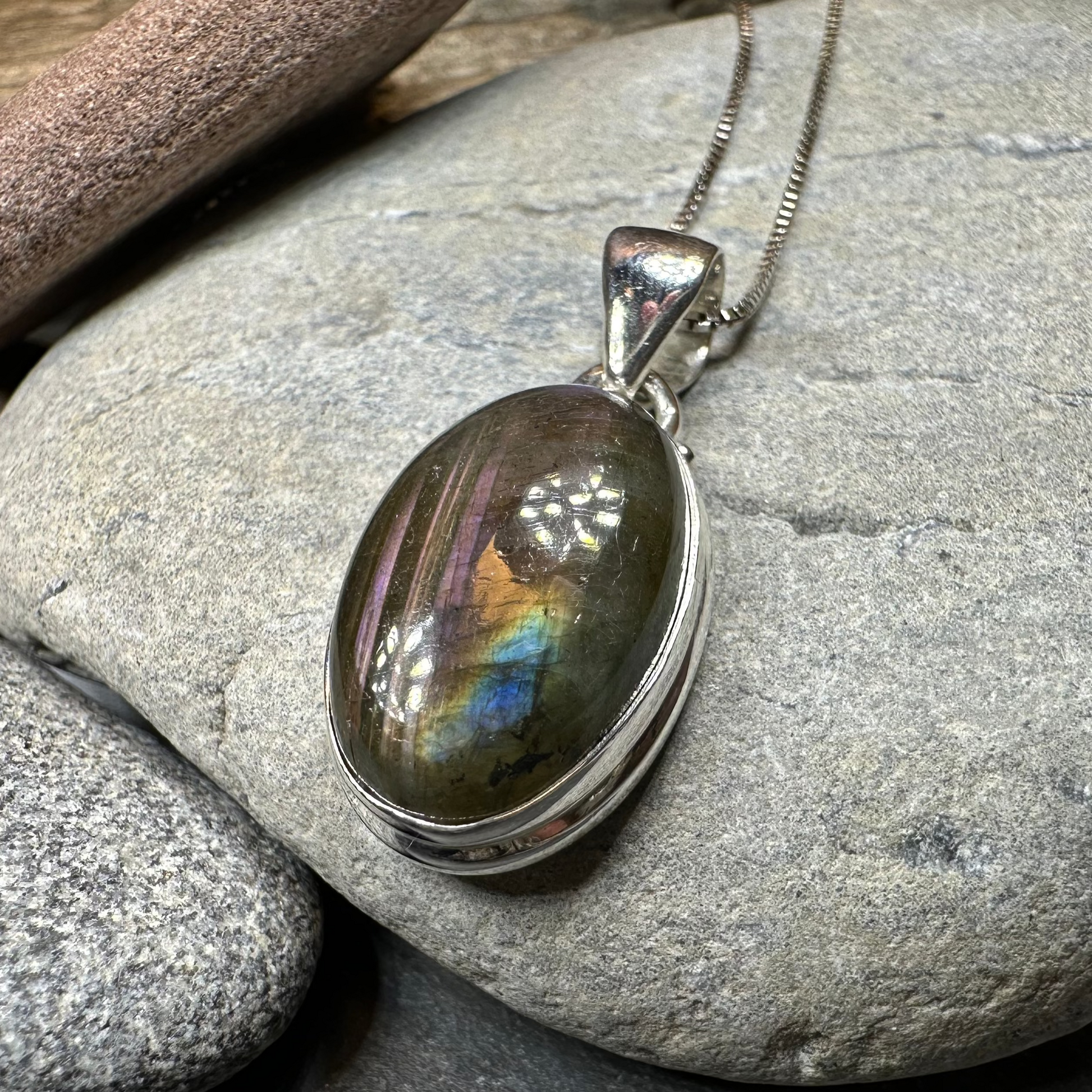 Celtic Purple Night Necklace — view 2