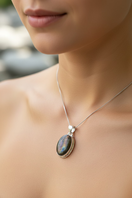 Celtic Purple Night Necklace — view 5