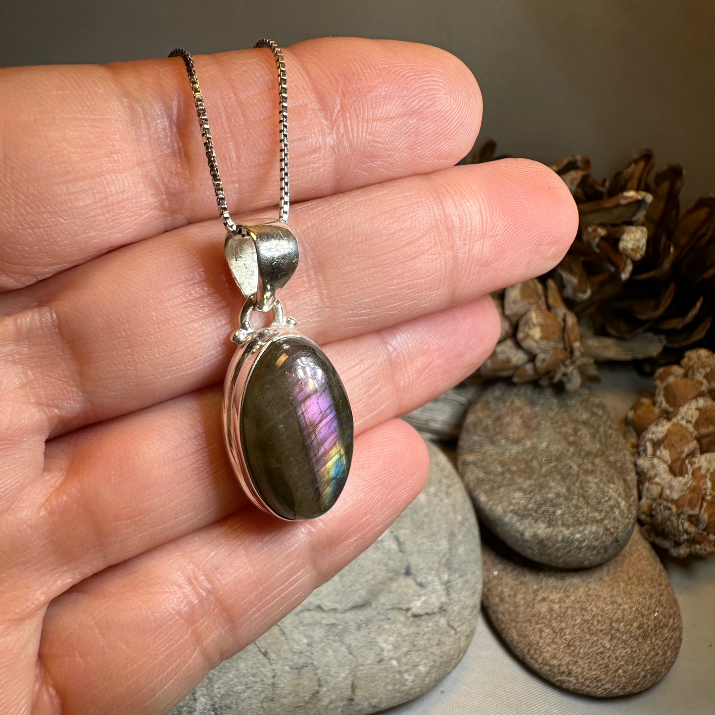 Celtic Purple Night Necklace — view 4