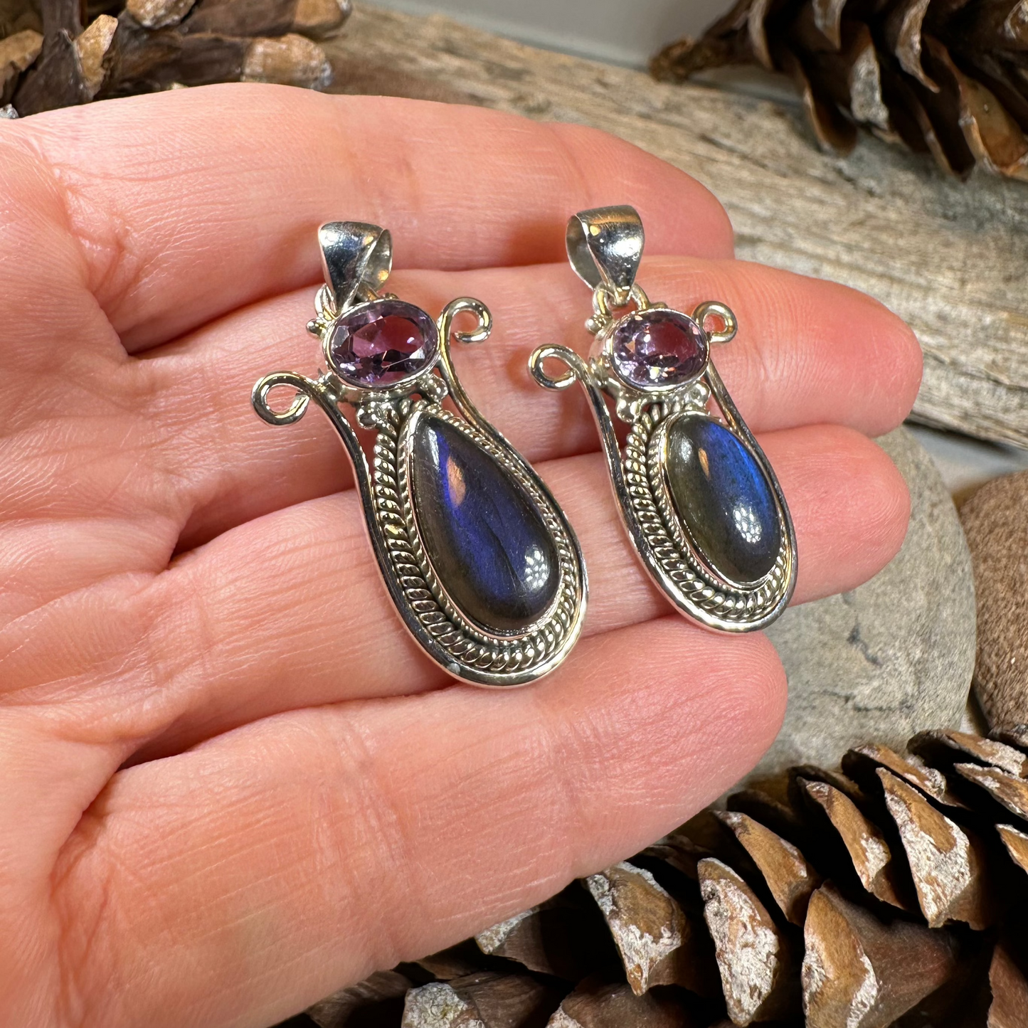 Romilly Labradorite Necklace — view 5