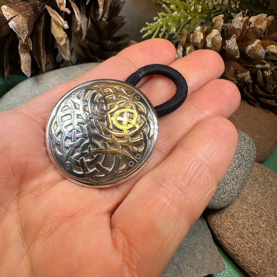 Elegant Celtic Knot Ponytail Holder