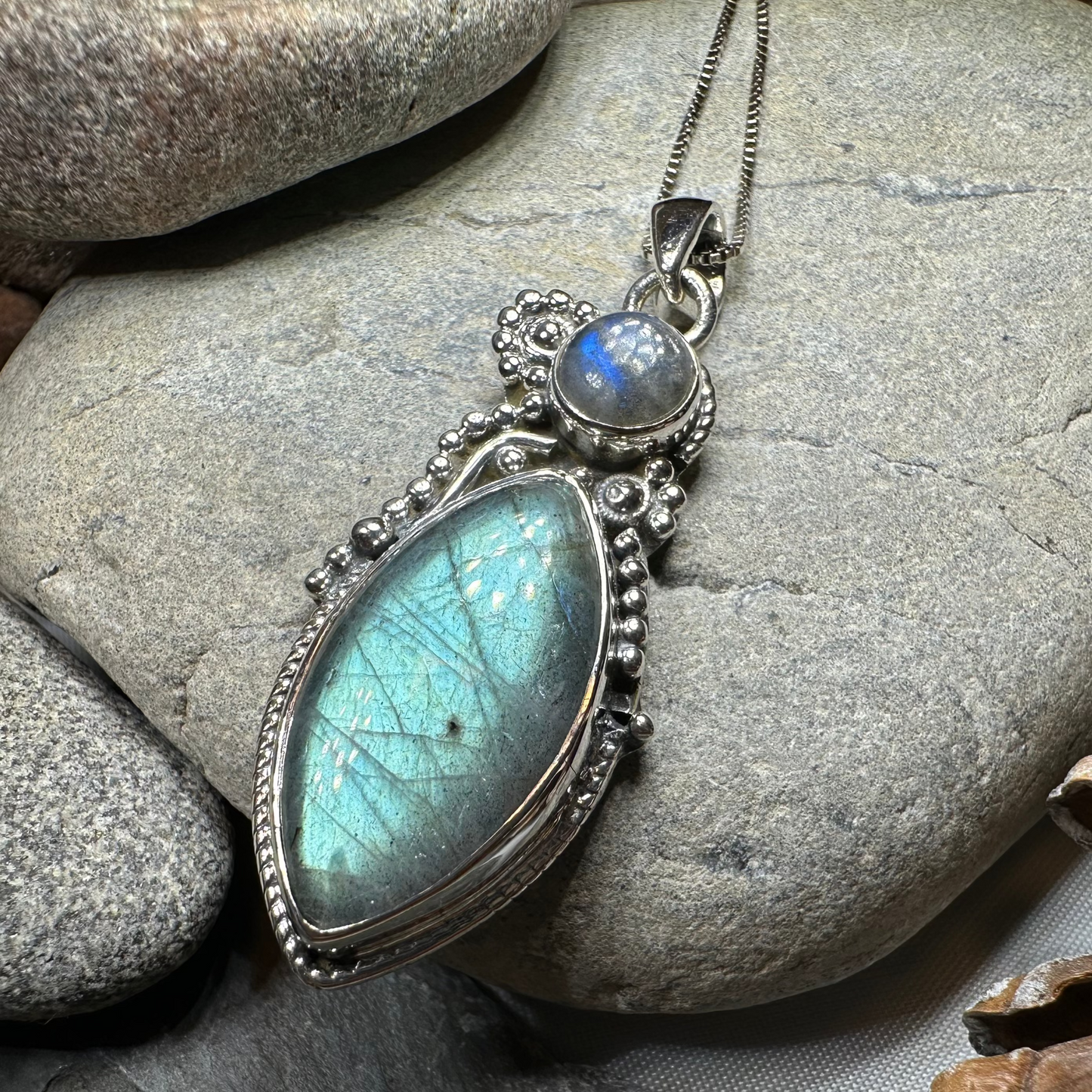 Midnight Sky Labradorite Necklace — view 5