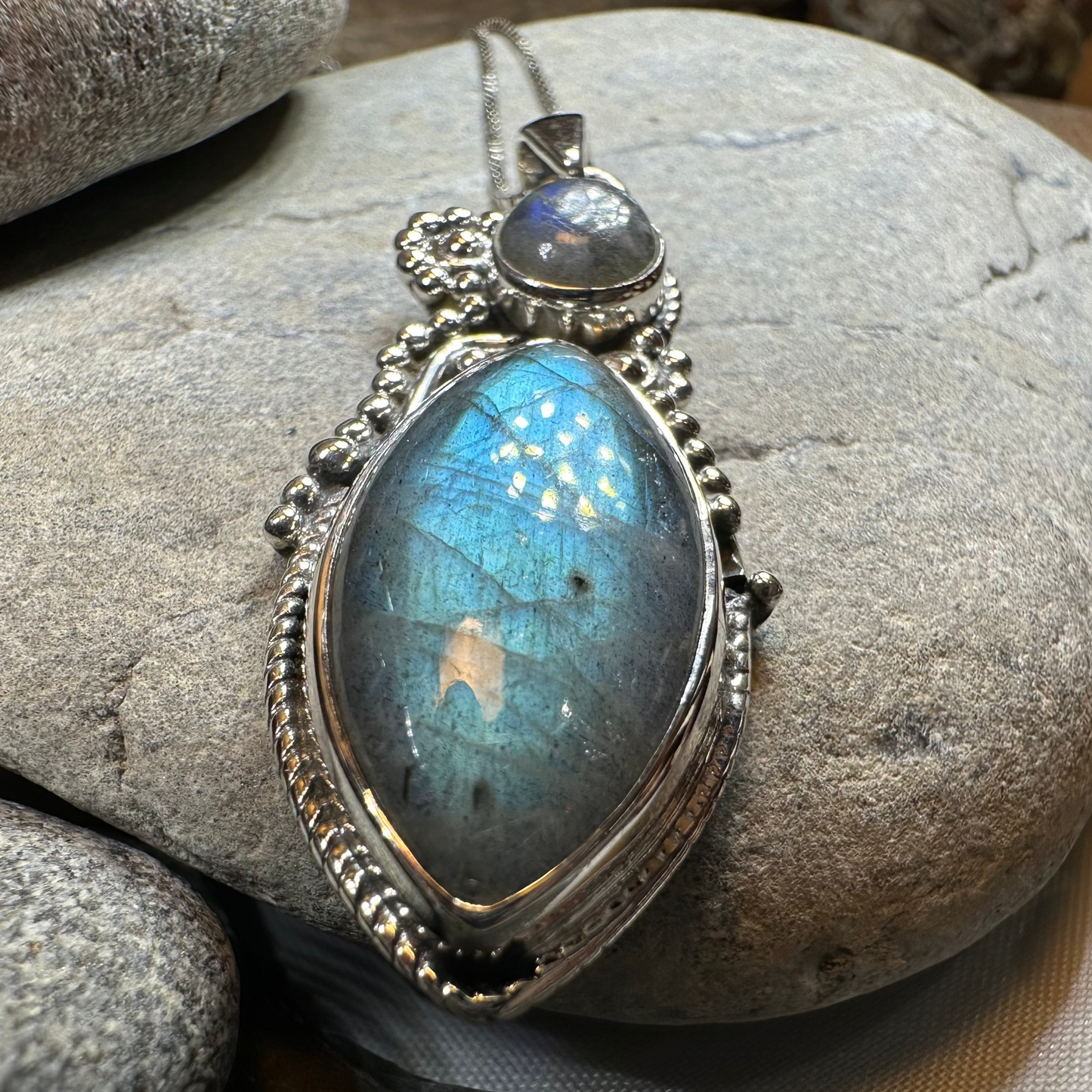 Midnight Sky Labradorite Necklace — view 6